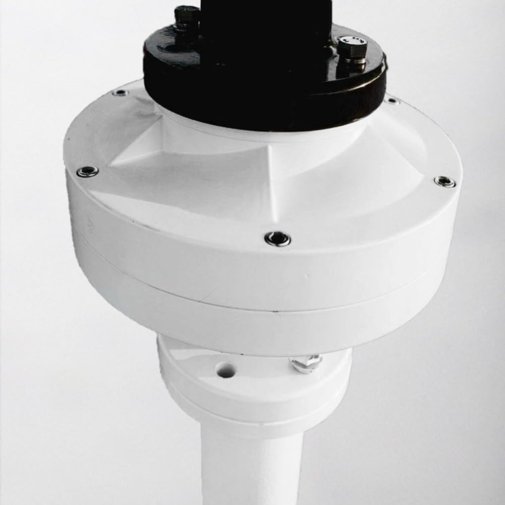 High Efficiency 800W Vertical Wind Turbine Permanent Magnet Generator 12V 24V 48V 3 Phase Coreless Wind Power (White, 48V with Controller)