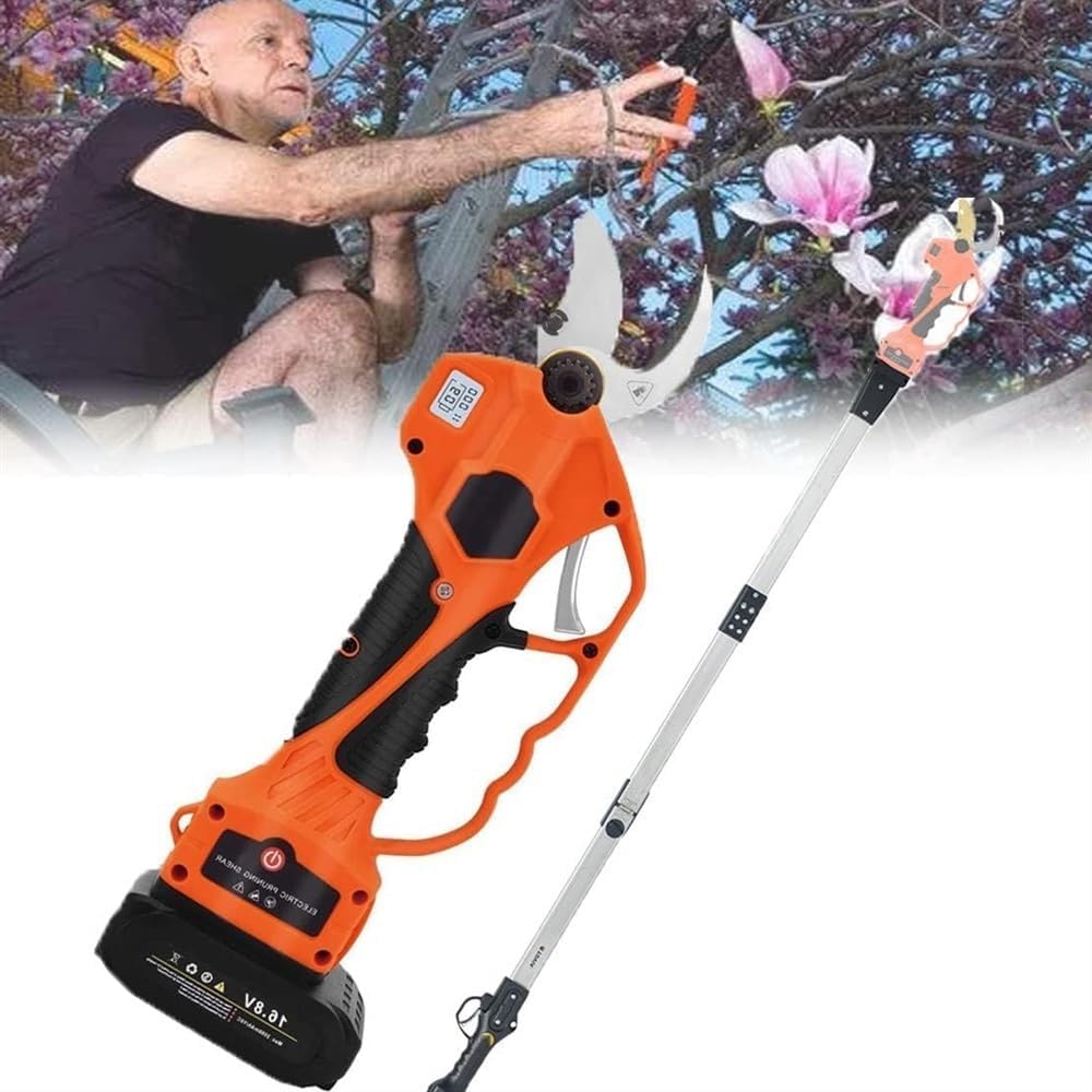 Cordless Pruner Lithium-Ion Pruning Shear Efficient Scissors Electric Tree Branches Garden Tools Electric Trim Diamet