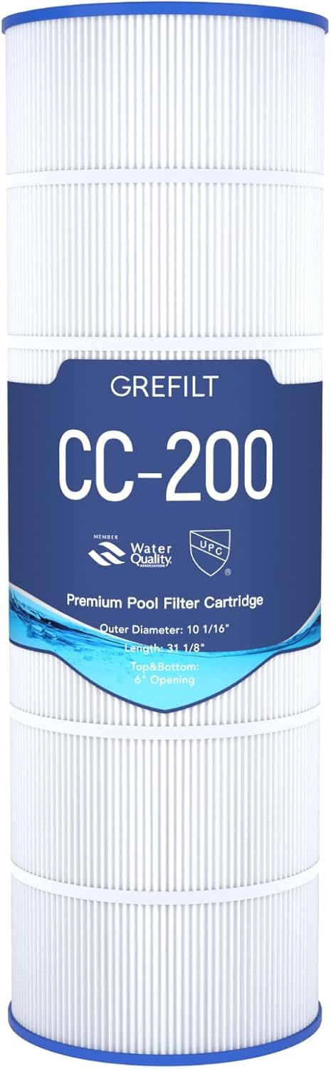 CC200 Pool Filter Cartridge, Compatible with Pentair Clean & Clear 200, Replaces Pentair R173217, Pleatco PAP200, Unicel C-9419, Filbur FC-0688, 200 sq.ft
