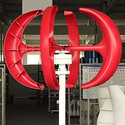 9000W Wind Turbines Generator Lantern Vertical Axis 12V 24V 4 Blades Motor Kit for Home Hybrids Streetlight Use Electromagnetic