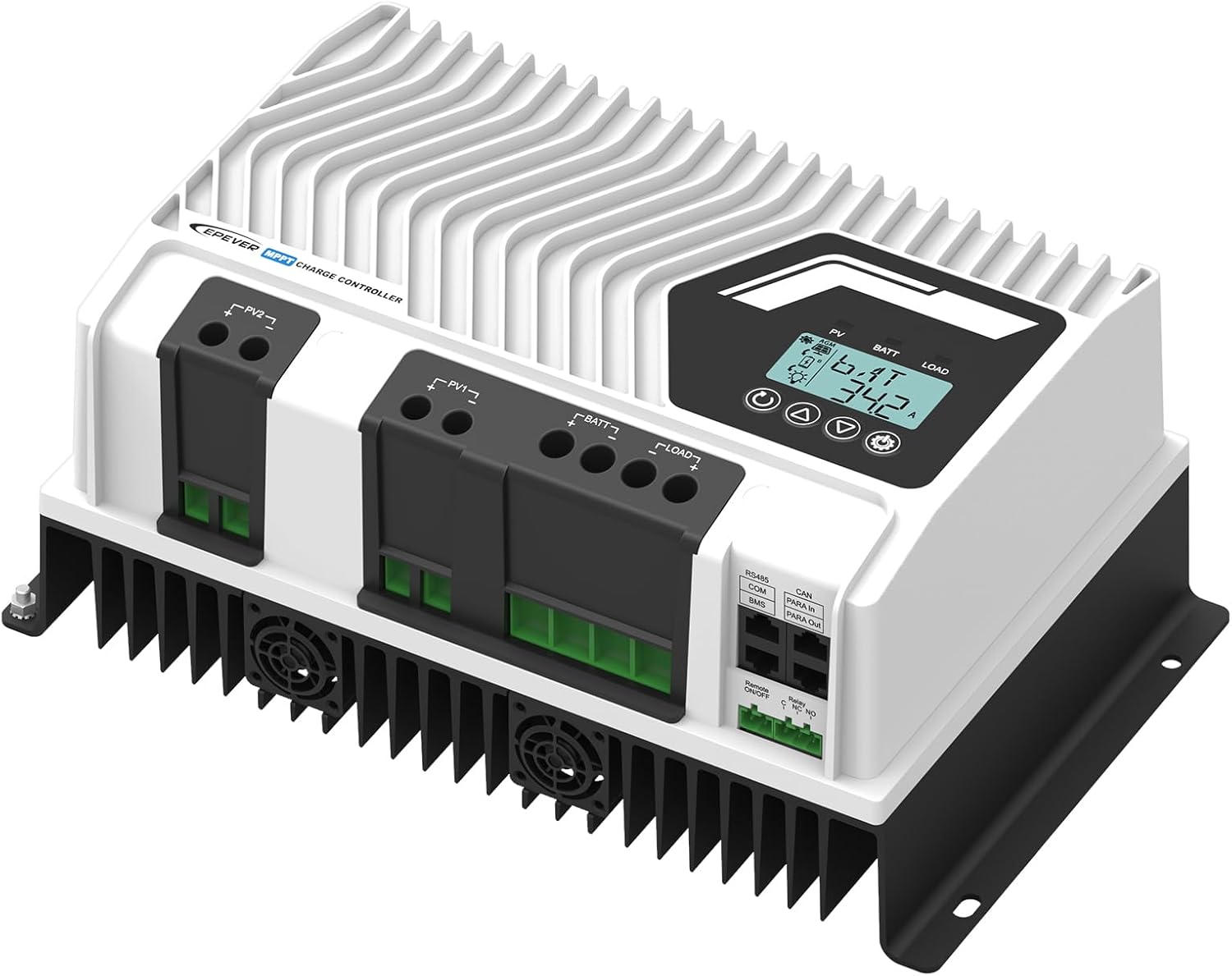 EPEVER MPPT Solar Charge Controller, 100A, Dual PV Input 150V, LCD Display, LiFePO4 Compatible