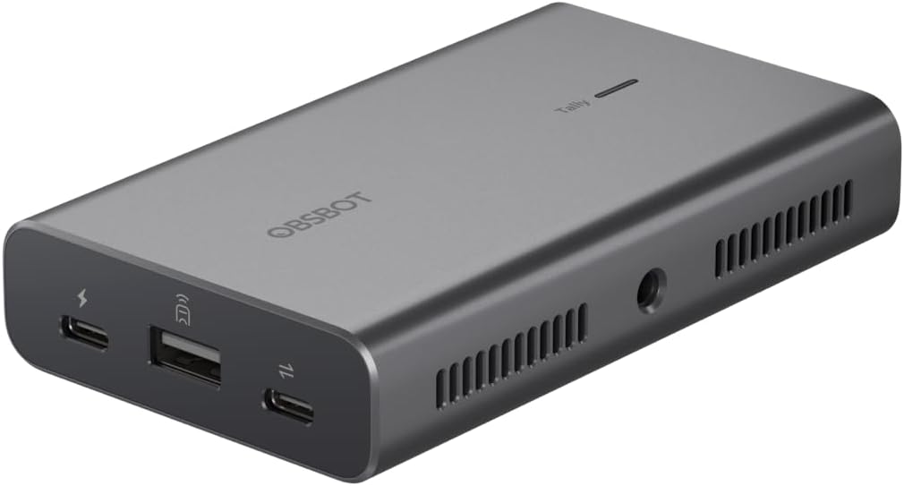 OBSBOT UVC to NDI Adapter, USB-C to NDI Convert, PoE,Micro SD Card Supported, Video Converts Compatible Series Webcam and Other UVC Webcam for Streaming Accessories, Content Creator Kit.