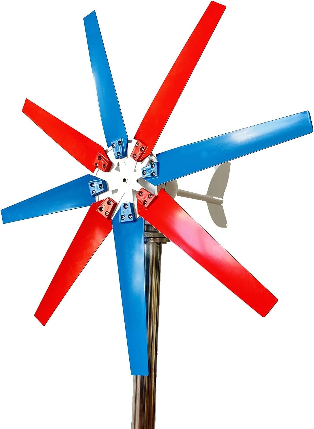 LiuSj JUnSt 12000W Wind Turbine Generator Kit + Charge Controller 12V/24V /48V Hoop Type Wind Turbine Generator Windmill Energy