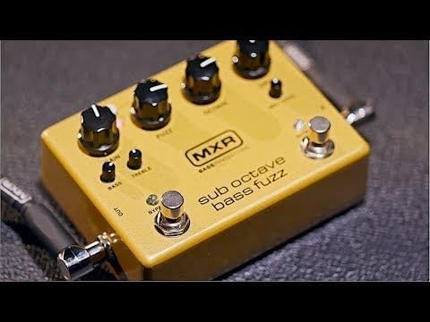 MXR Sub Octave Bass Fuzz Guitar Effects Pedal