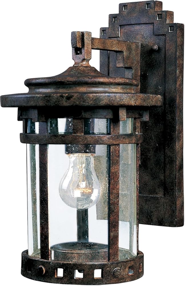 Maxim Santa Barbara Vx 1 Light Outdoor Wall Lantern with Sienna Finish