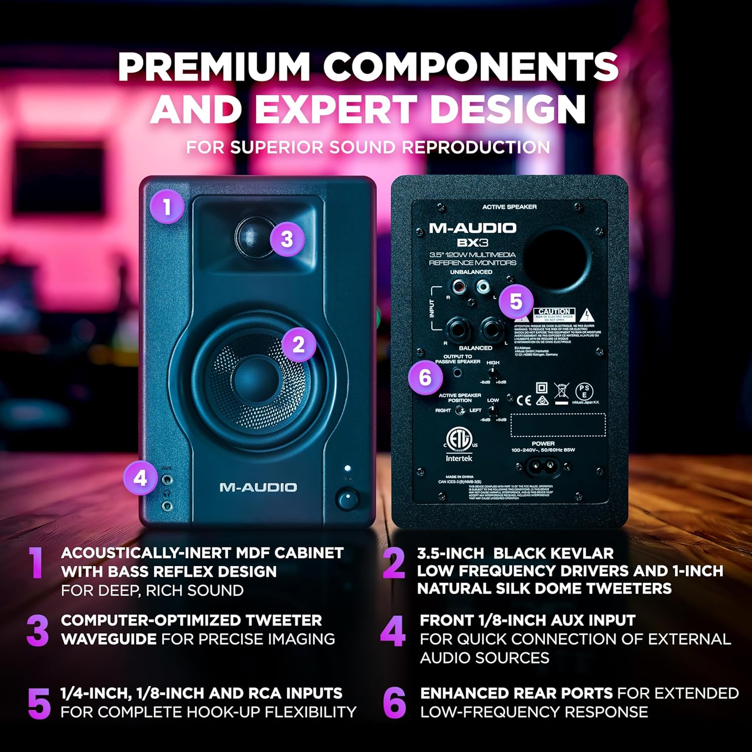 M-AUDIO BX3 Pair 3.5