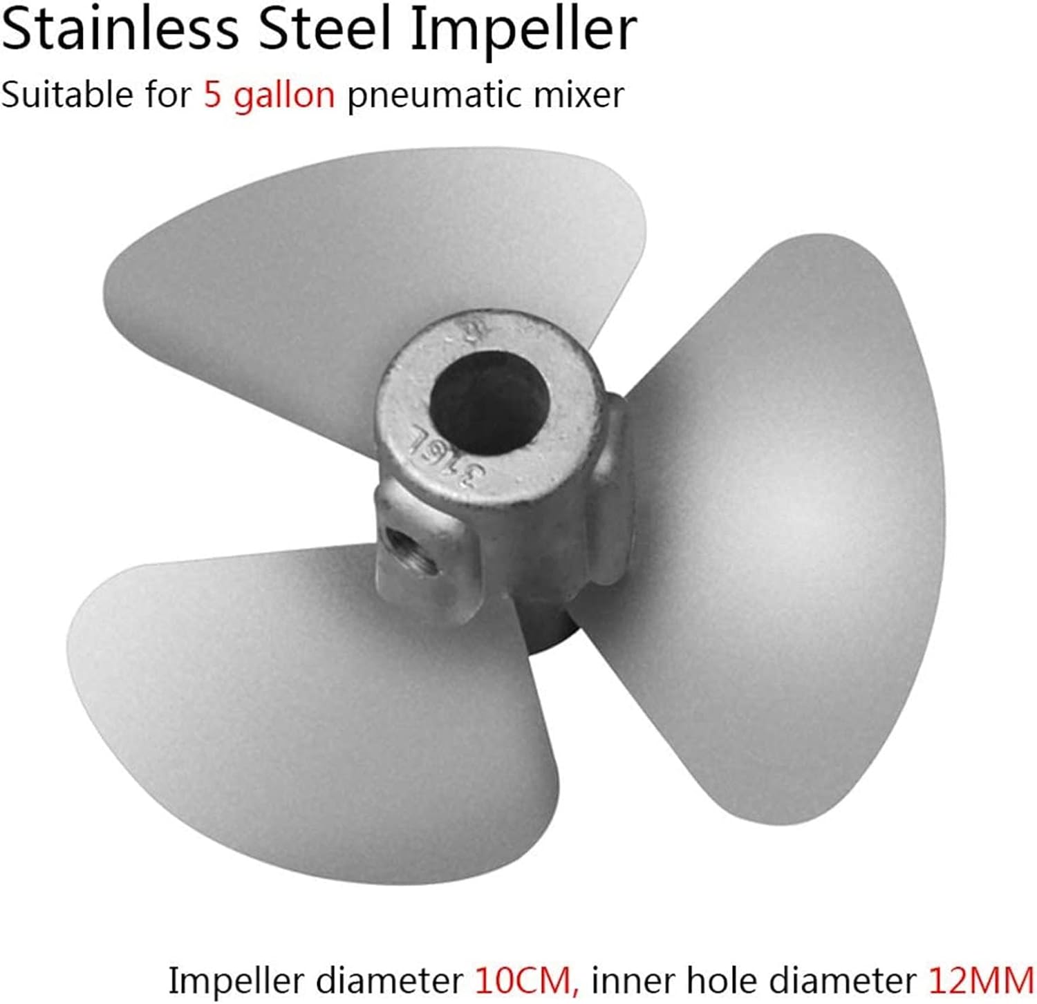 5 Gal/20LGallon Pneumatic Bracket Mixer, Stainless Steel Automatic Paint Stirring Machine,Tank Barrel Clip Bracket Air Agitator Paint Mix Tool,Simple Operation Environmentally Friendly