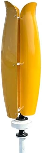 3000W Magnetic Levitation Vertical Wind Turbine Generator for Home & Street Lighting, 12V/24V/48V with Controller & Unloader, Quiet Operation, Purple