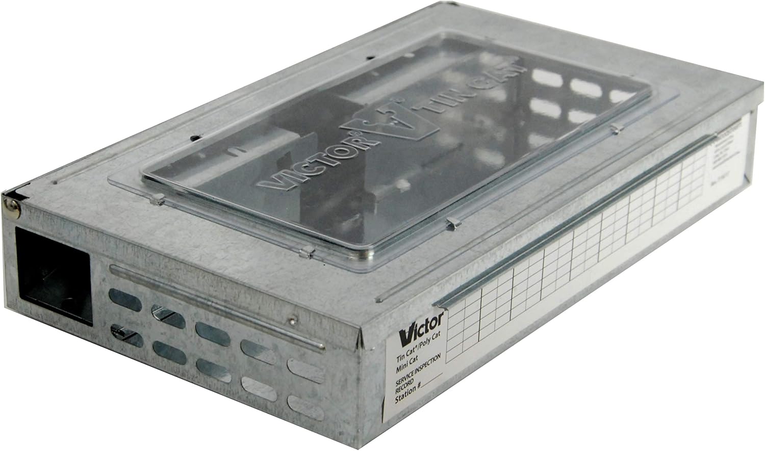 Victor M308 Tin Cat Humane Live Mouse Trap Clear Lid (Pack of 12)