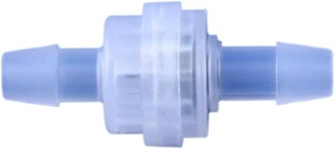 Revive Furniture 1~100pcs 5~8mm PP Exquisite Check Valve Drip Watering Irrigation Hose Non-Return Aquarium Tank Water Pipe One-way(7-7mm Exquisite Type,100 Pieces)