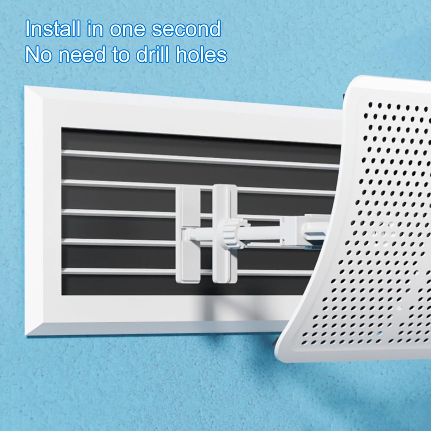 Freestanding Air Vent Deflector,Air Conditioner Deflector with 360° Adjustable Angle,Air Conditioner Deflector,Air Conditioner Baffle Shield with Anti-condensation,for Central Air Conditioning