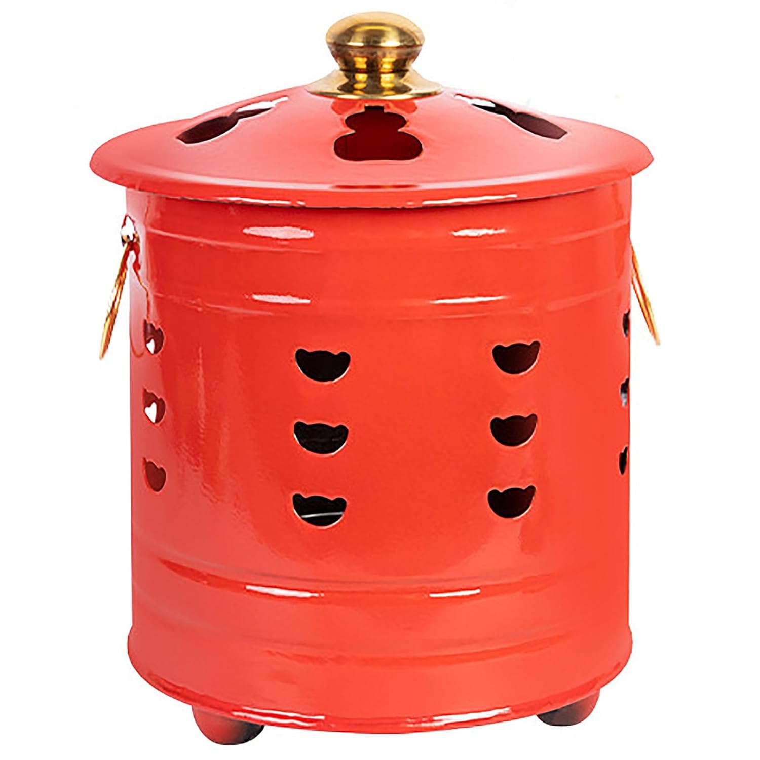 KAVERN Burn Barrel, Incinerator, Incinerator Barrel with Lid Incinerator, Fire Pit, Metal Barrel, Good to Burn Old Bills, Garden Leaf, Documents and Paper