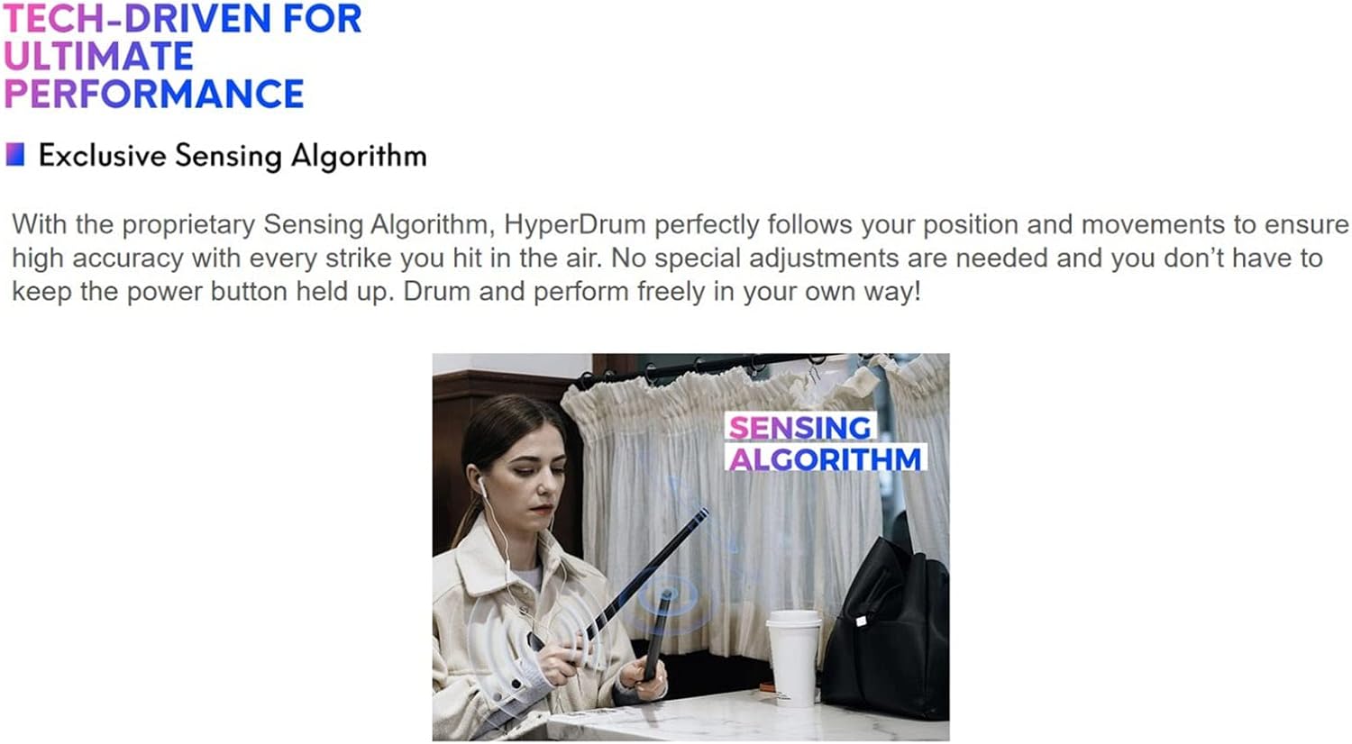 Virtual Electronic Drum Set with MIDI Support & No Noise, Portable Digital Percussion Machine with Lessons for Beginners Adults, Bluetooth