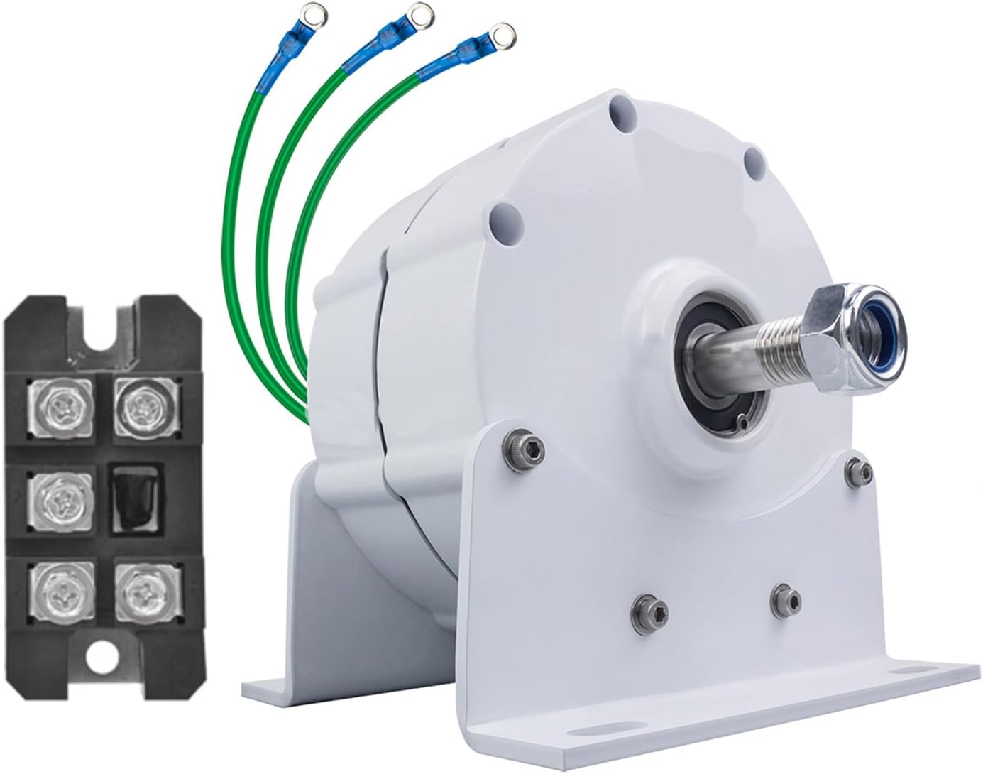 Low RPM 10000W 12V 24V 48V 220V Gearless Permanent Magnet Wind Turbine Generator Household Electric Drive Machine for Hydro Generator (With Rectifier),48v