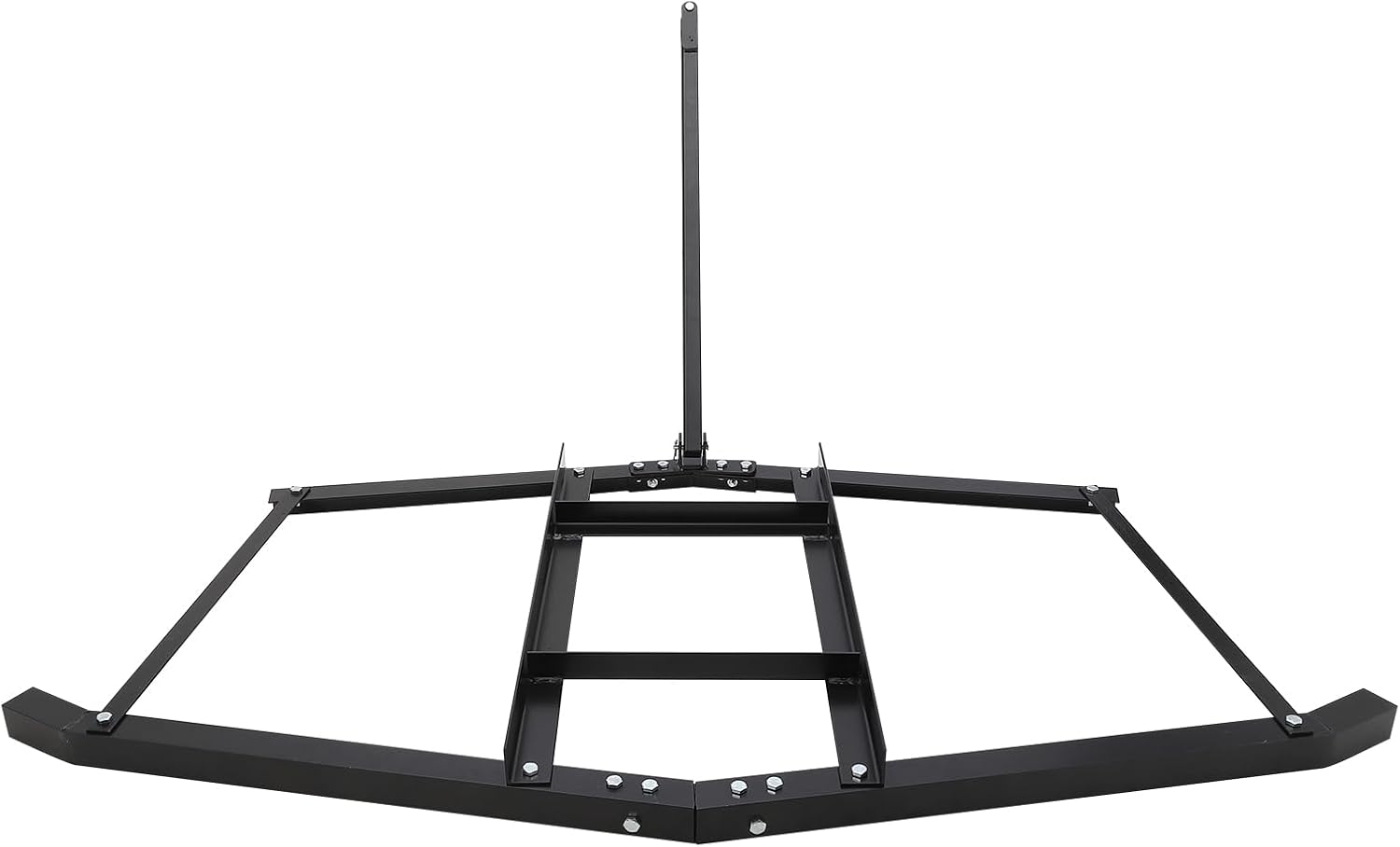 GarveeLife 66” Wide Drag Harrow, Steel Driveway Drag with Pin Hitch, Tow Behind Landscape Leveling Rake 50 LBS Max Heavy-Duty Lawn Leveling Tools for Tractor, Truck, Mower, ATV, Utv