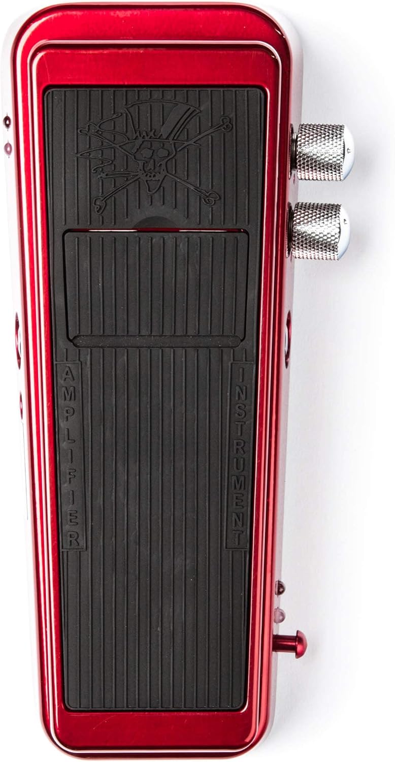 JIM DUNLOP SW95 Guitar Effects Pedal, Slash Cry Baby Wah, Distortion, Fasel-loaded Classic circuit, MultiColored, 9V