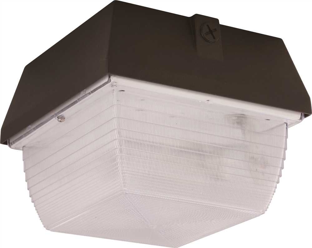 Monument 297173 Vandal Resistant Exterior Light Aluminum Housing, Polycarbonate Lens, 150W Hps Lamp Included, UL Listed for Wet Location