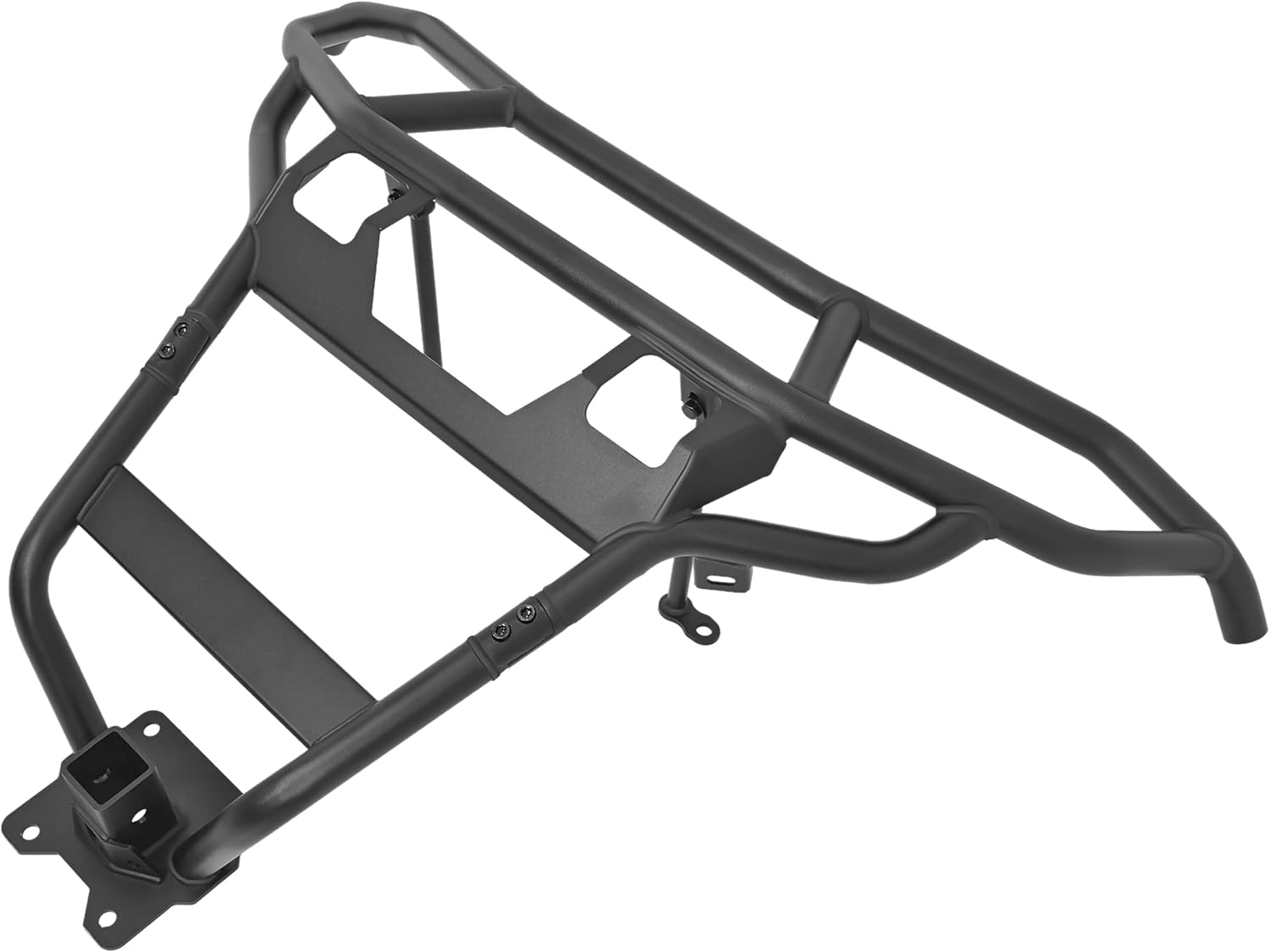 Rear Bumper Compatible with 2014-2023 Polaris RZR XP 1000/XP 4 1000 4WD Heavy Duty Steel W/Hitch Receiver UTV Rear Guard Accessory