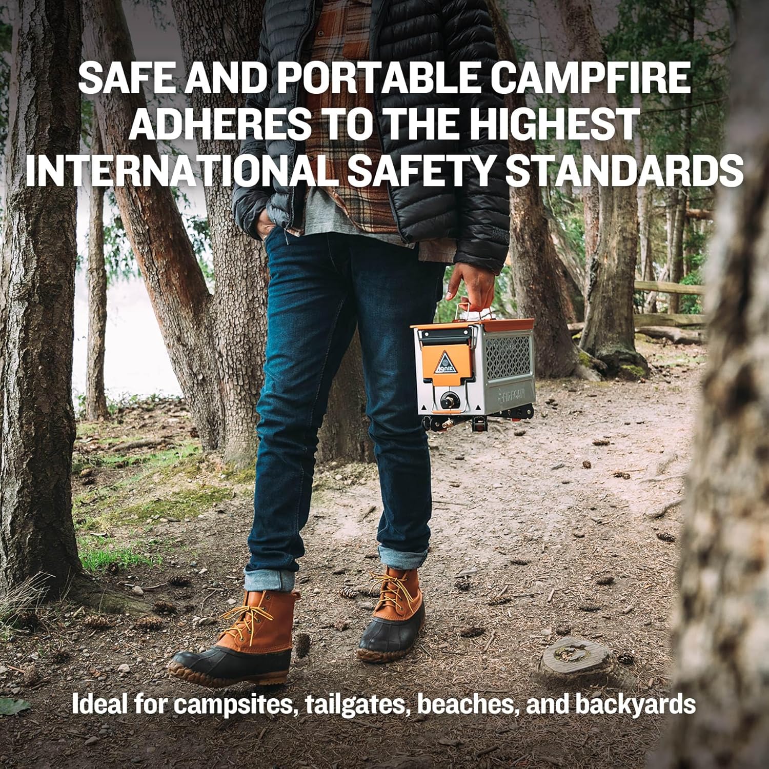 Ignik Firecan Elite + Gas Growler Deluxe 5lb