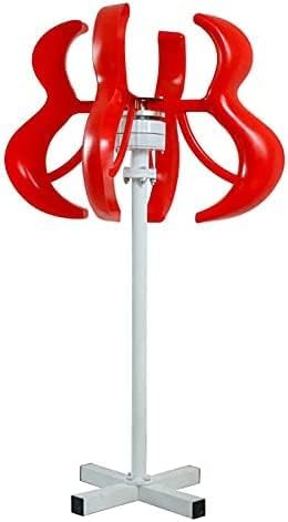 CAJUCA 4 Blades Lantern Vertical Axis Wind Turbines Generator,8000W with Controller for Home Windmill Lantern Wind Generator