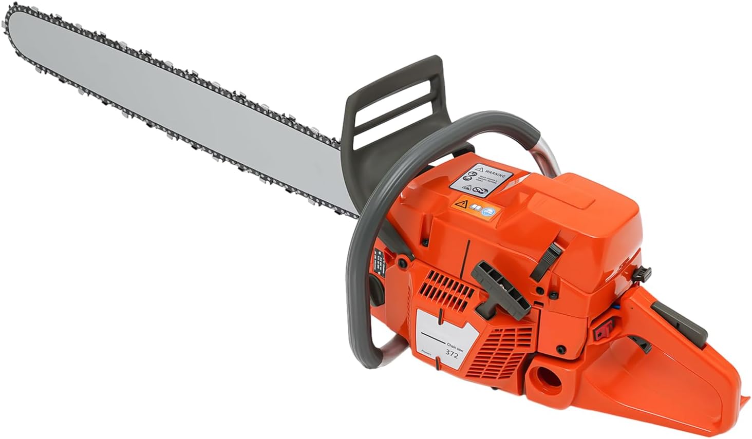 28inch Gas Chainsaw, 5.23HP 71CC 2-Stroke Gasoline Chainsaw, Air Cooled Pull Start Top Handle Gas Powered Chain Saw Petrol Chainsaws with Automatic Chain Lubrication for Trees, Wood Cutting