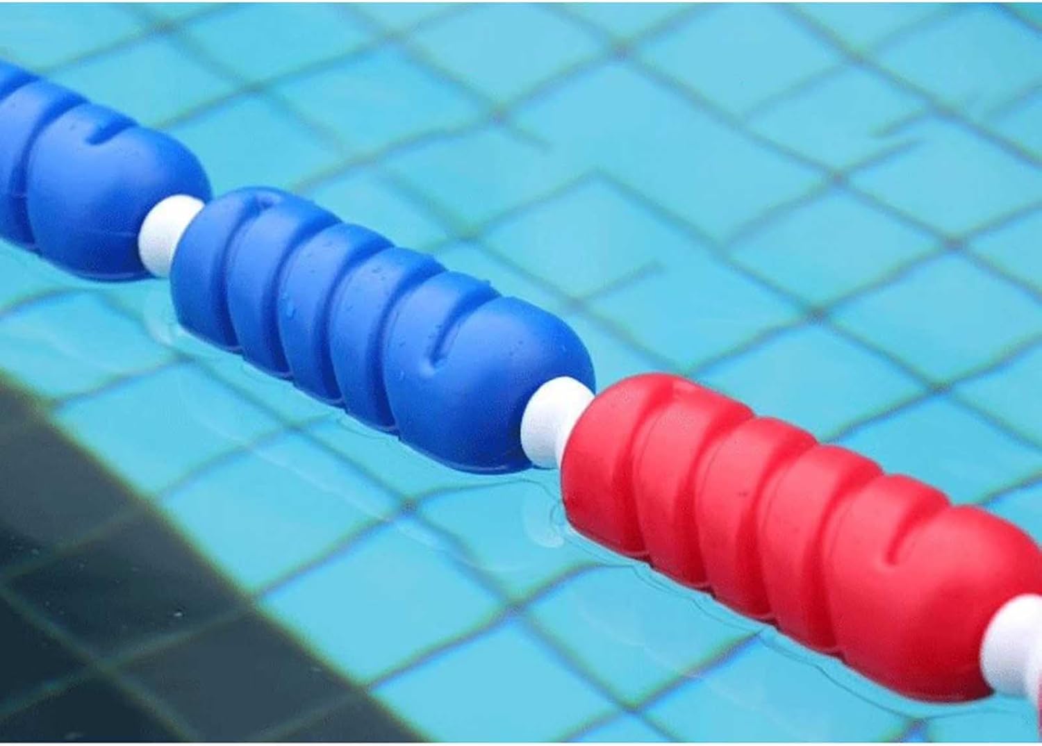 Safety Rope,Pool Safety Rope, Swimming Pool Lane Divider Rope, Decoration Pool Floating Line, 1-23m Customizable Length Rope Float, Pool Buoy Marker with 2 Hooks, 5 Colors(L9.1m/30ft)