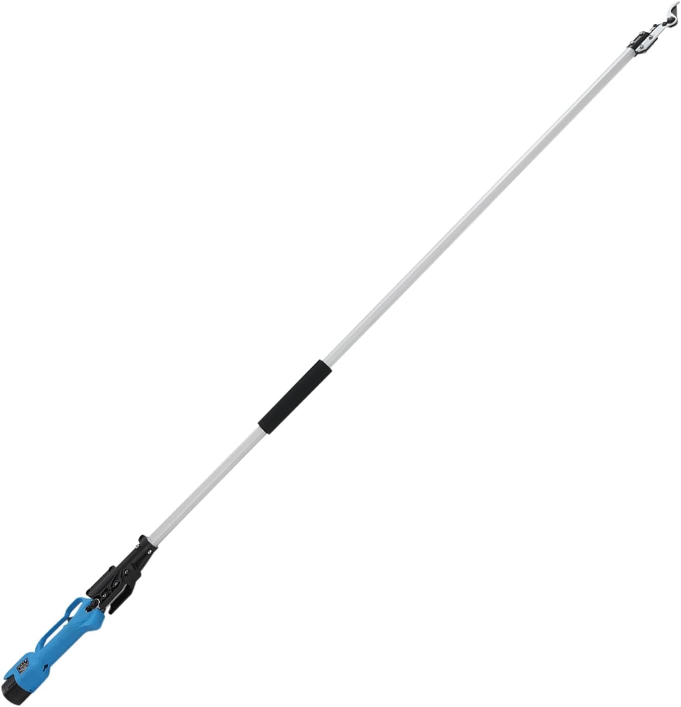 Electric Pole Pruning Shears Cordless 2-IN-1, 6.56ft Telescopic Extension Pole,1'' Cutting Diameter, SK5 Steel Blade with 2 x 2.0Ah Batteries for Tree, Vineyard & Garden Pruning (Safety Switch)