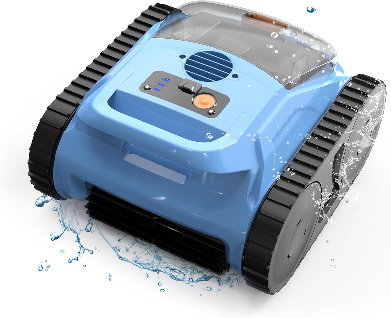 (2025 New) Pool Vacuum for Inground Pools Cordless Robotic Pool Cleaner, 4-in-1 Floor/Wall/Waterline Cleaning/Smart Navigation, 180 Mins Runtime Pool Vacuum for Inground Pools Up to 2100 Sq.ft
