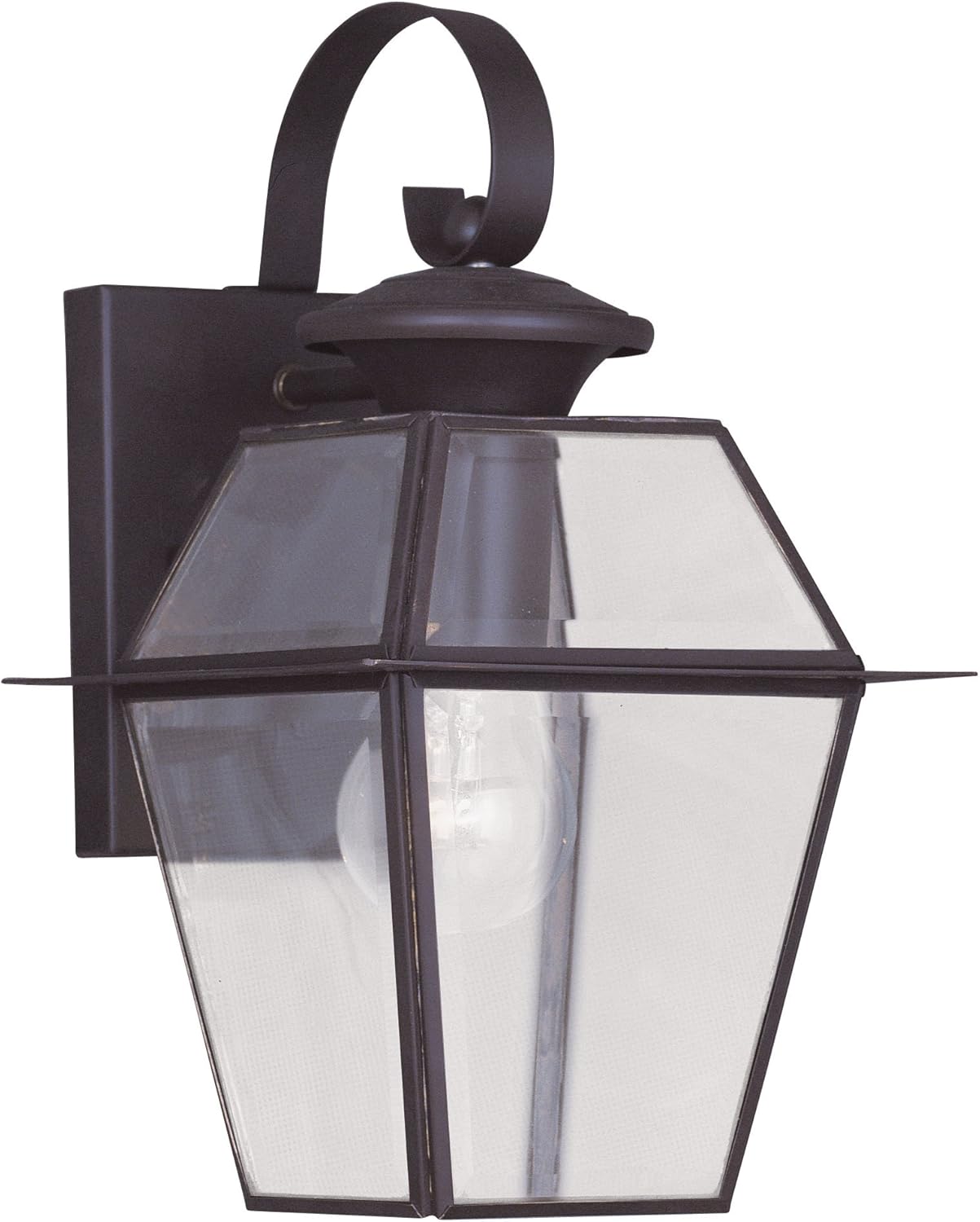 Livex Lighting 2181-07 Westover 1-Light Outdoor Wall Lantern, Bronze