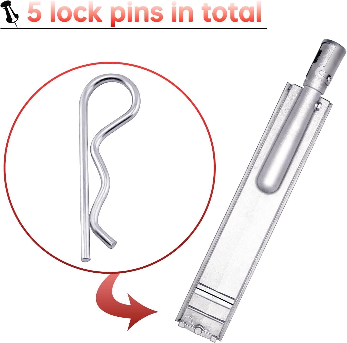 16516 16631 16520 Grill Burner Replacement for 5 Burners Bull Grill Replacement Parts Bull Brahma 57568 57569, Cal Flame BBQ04103000, BBQ04103010-CC, Grill Heat Plates Grill Parts Accessories