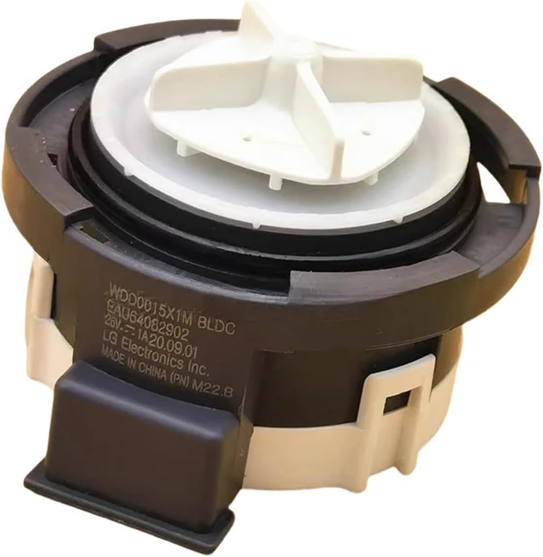 Drum Washing Machine Drainage Pump，Compatible For LG， 26V EAU64082902 Motor FLX10N4W Drain Valve Filter Screen(Motor pump set)