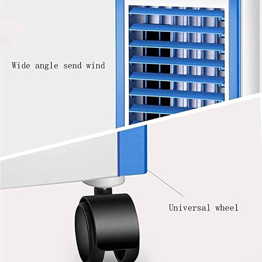 Portable Air Conditioner Cooler Air Conditioner Mobile Without Hose 4 In 1 Portable Single Cold Air Cooler Fan Humidification Water Tank 3L For Home And Office Blue