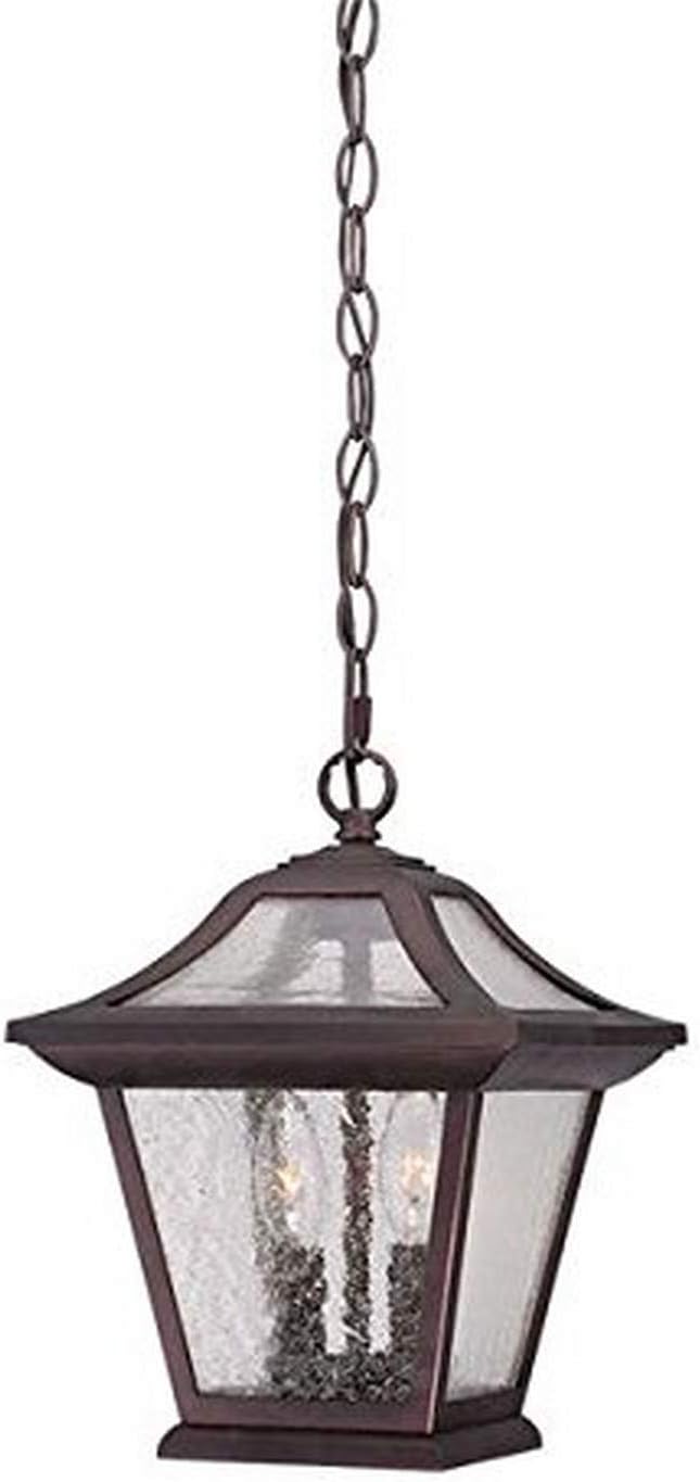 Acclaim 39016ABZ Aiken Collection 2-Light Outdoor Light Fixture Hanging Lantern, Architectural Bronze