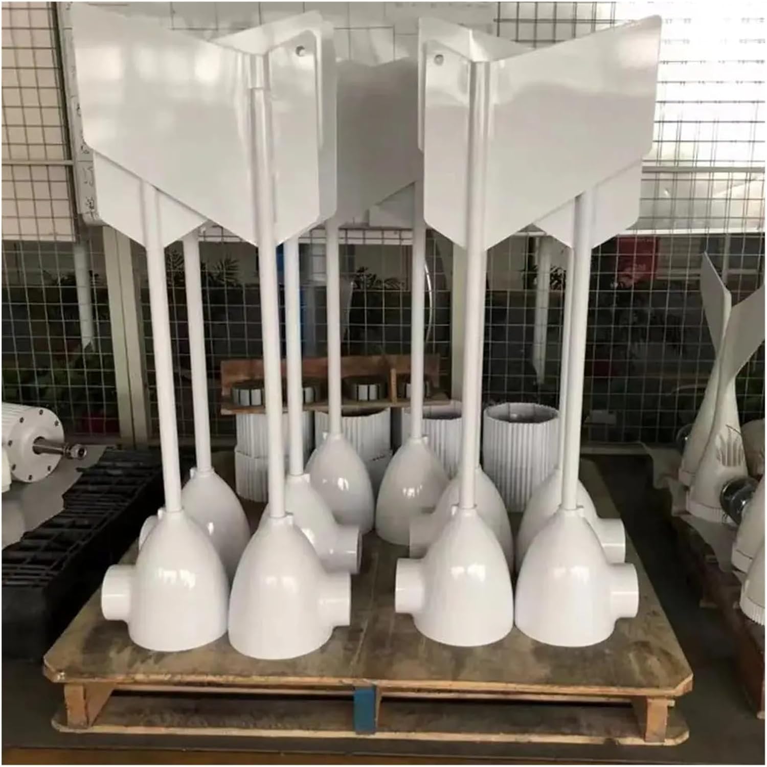 Wind Turbine, 15KW Wind Turbine Generator for Home Farm 12V 24V 48V Free Energy Wind Fan Generators Small Horizontal Windmill Three Phase AC,for Home, Farm, RVs, Boats(5B,48V_15KW)