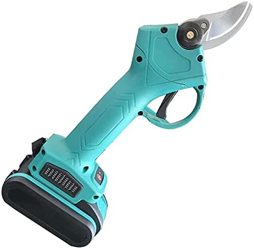 GeRRiT Electric Pruning Shears,25Mm Branch Cutter Cordless with 2 Backu21V Li-Ion Battery Rechargeable Garden Fruit Tree Bushes Trimmer
