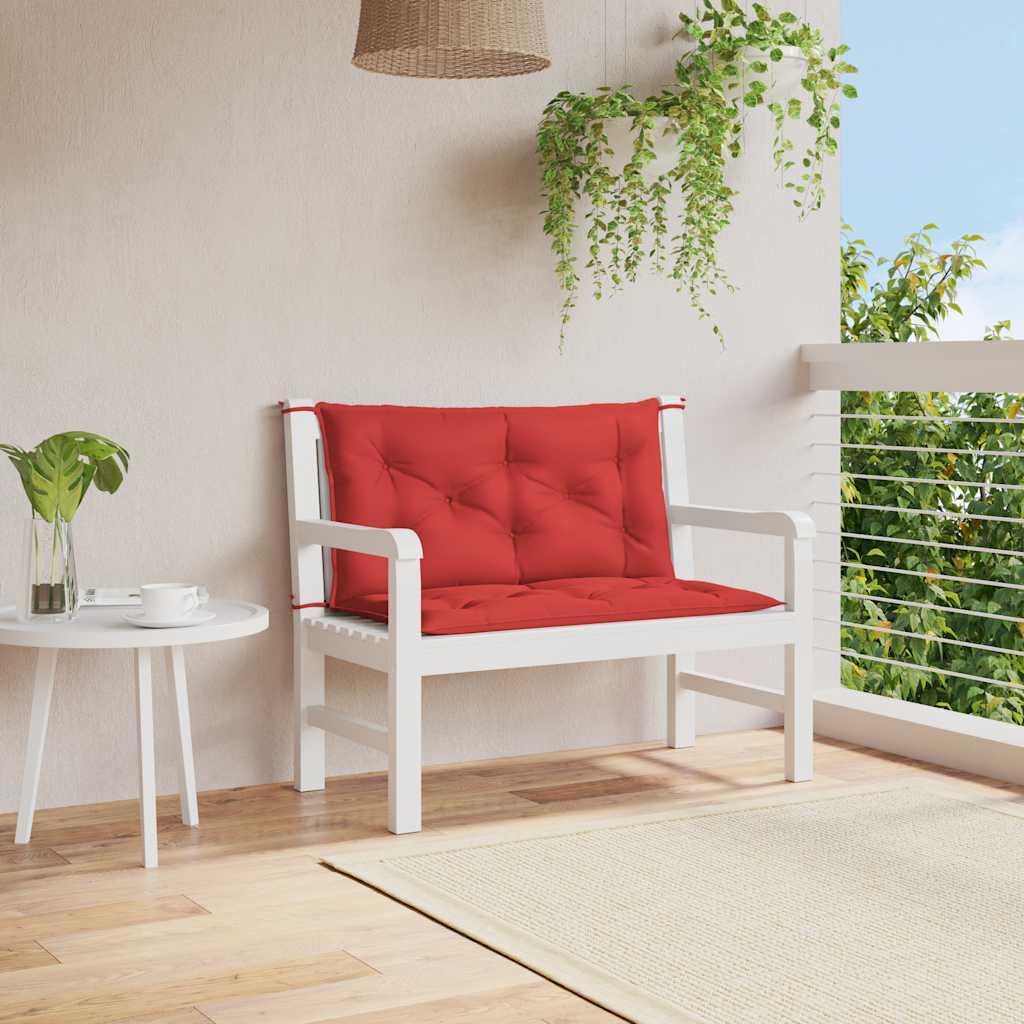 Garden Bench Cushion Red 39.4