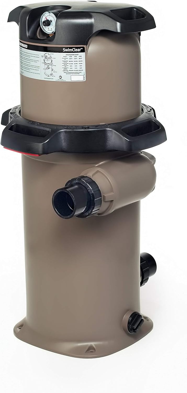 Hayward C100S SwimClear Cartridge Pool Filter, 100 Square Foot, Single Element