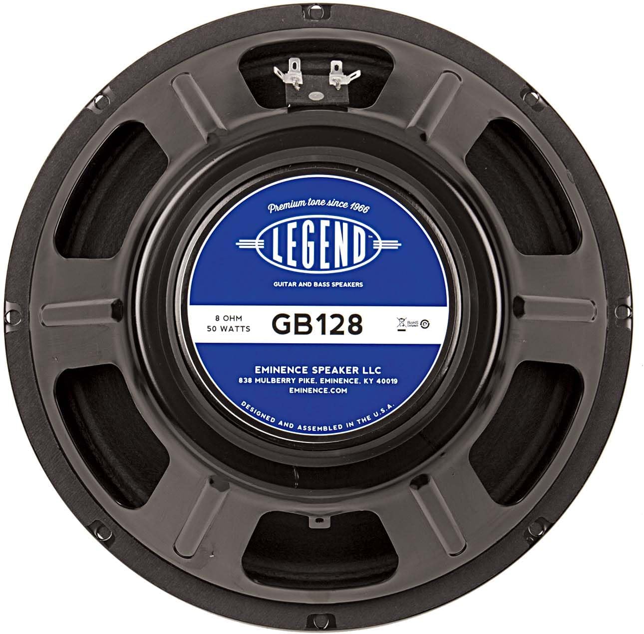 EMINENCE LEGENDGB128 12-Inch Lead/Rhythm Guitar Speakers, Black