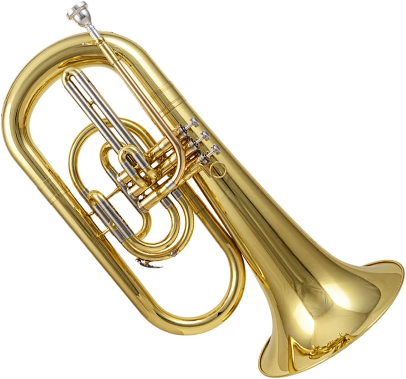 Euphonium Playing Adult Instrument Gold Euphonium All-brass Instrument