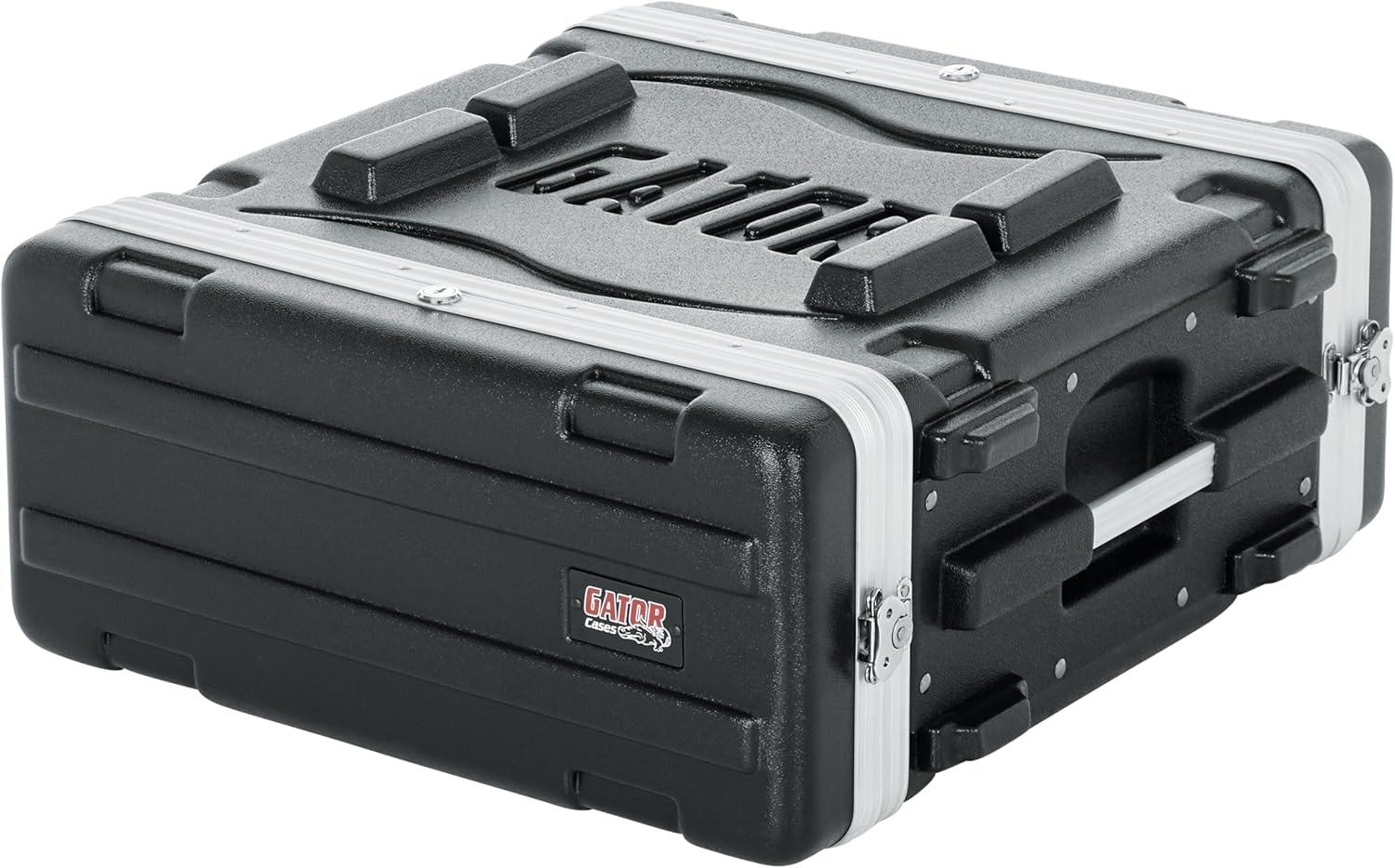 Gator Cases Lightweight Molded 4U Rack Case with Heavy Duty Latches, Standard 19.25