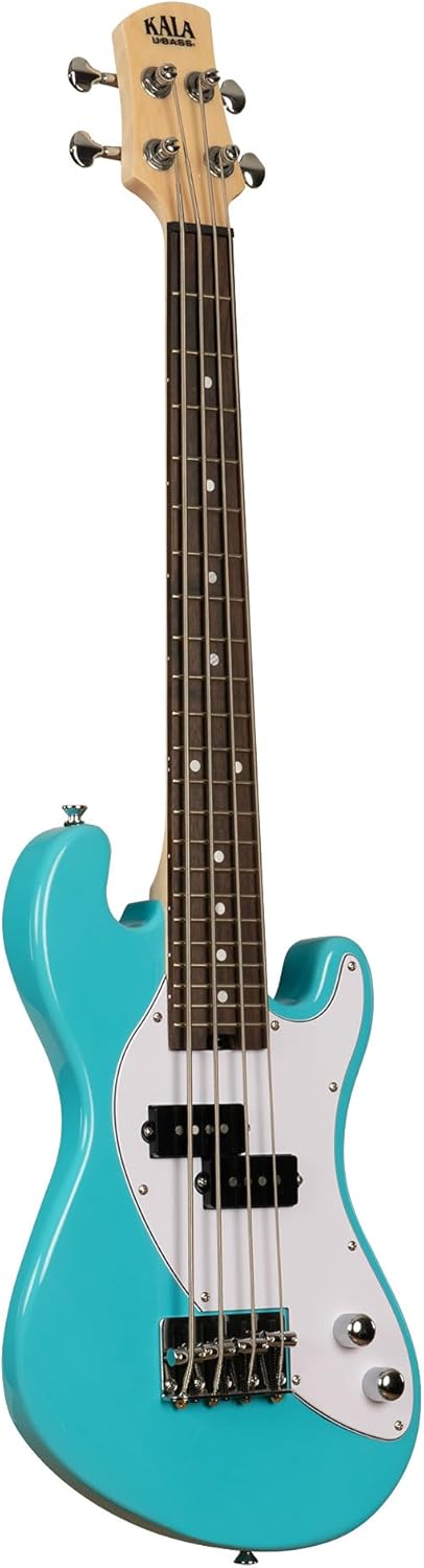 Solid Body 4-String Surf Blue Fretted U-BASS