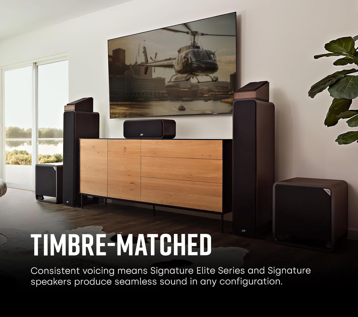 Polk Signature Elite ES90 Height Module Speaker (Pair) for Immersive Overhead Sound, Terylene Dome Tweeter, Mica-Fortified Polypropylene Midrange Woofer, Dolby Atmos, DTS:X, & IMAX Enhanced, Black