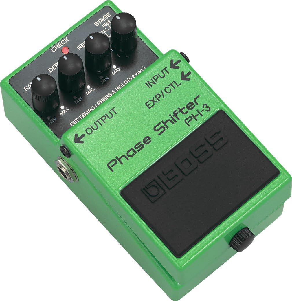 BOSS PH-3 Phase Shifter Guitar Pedal (PH-3), Green, meduim