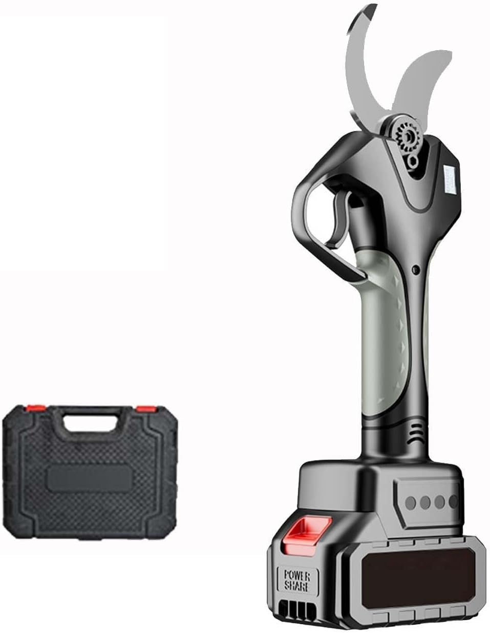 Professional Electric Pruning Shears for Garden and Orchard Use – Cordless Tree Cutter with SK5 Blade – Powerful, Precise, and Easy to Operate for All Trimming Needs(Withoutpole)