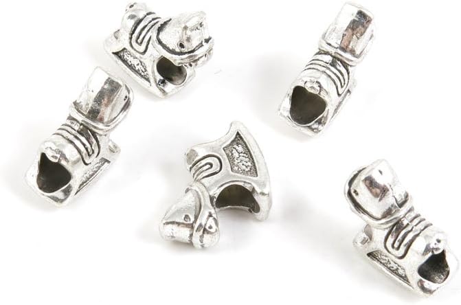 Jewelry Making Charms Antique Silver Tone Color Jewellery Charme Findingss Bulk Wholesale Suppliers Arts Crafts K4AD7 Rocking Horse Loose Beads