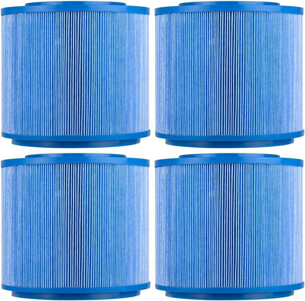 Clear Choice Pool Spa Filter 8.00 Dia x 6.75 in Cartridge Replacement for Master Spa Eco-Pure Baleen AK-70022, [4-Pack]