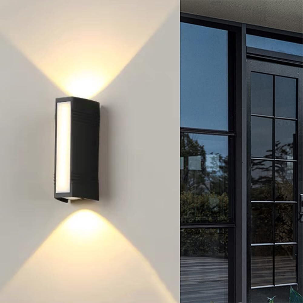 Wall Light Fixtures Exterior Modern Wall Sconces LED Up Down Indoor Outdoor Aluminum Wall Lamp(60 * 15cm,4000K)