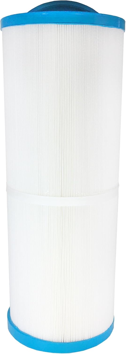 Doheny's PWW50L1 Pool Spa Filter | Filter for Waterway Teleweir 50 | Replaces Pleatco PWW50L, Unicel 4CH-949, Filbur FC-0172 | OD: 5”, Length: 13 3/16”, Top: Handle, Bottom: 1.5” Female SAE | 4-Pack