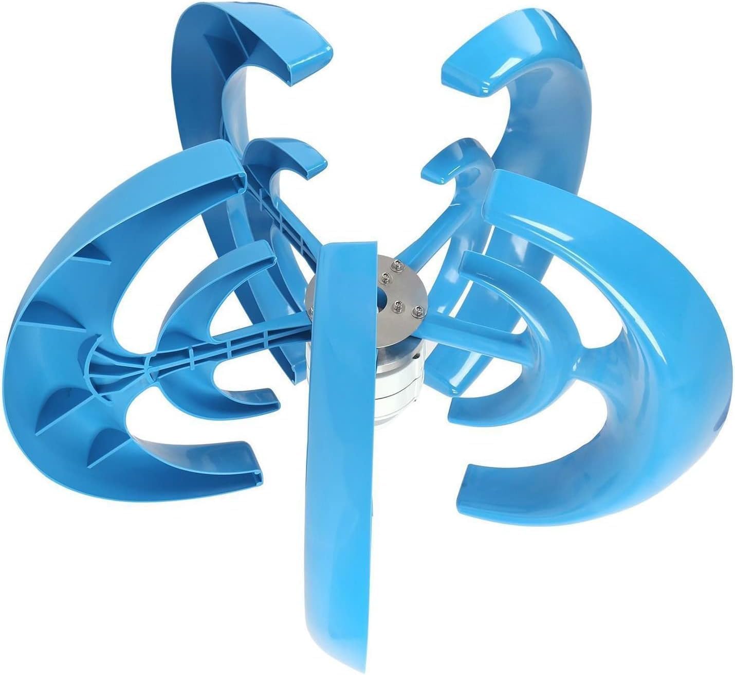 CHRISK Vertical Axis Wind Turbine Generator 9000W 5 Blades Wind Turbine Generator, 3 Phase AC Permanent Magnet Generator Wind Turbine Kit