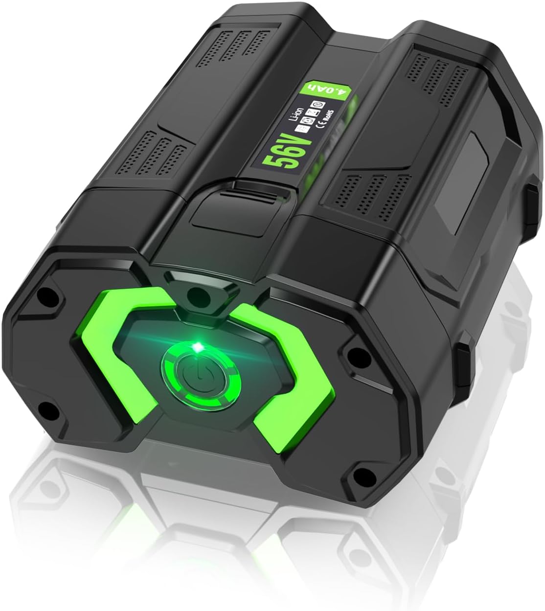 56V 4.0ah Compatible with EGO Battery Compatible with EGO 56 Volt Battery BA2800 BA2800T BA4200 BA1400 Compatible with ST1502LB CS1604 LB4800 LB6504 LB5804 HT2400 56V Power Tools